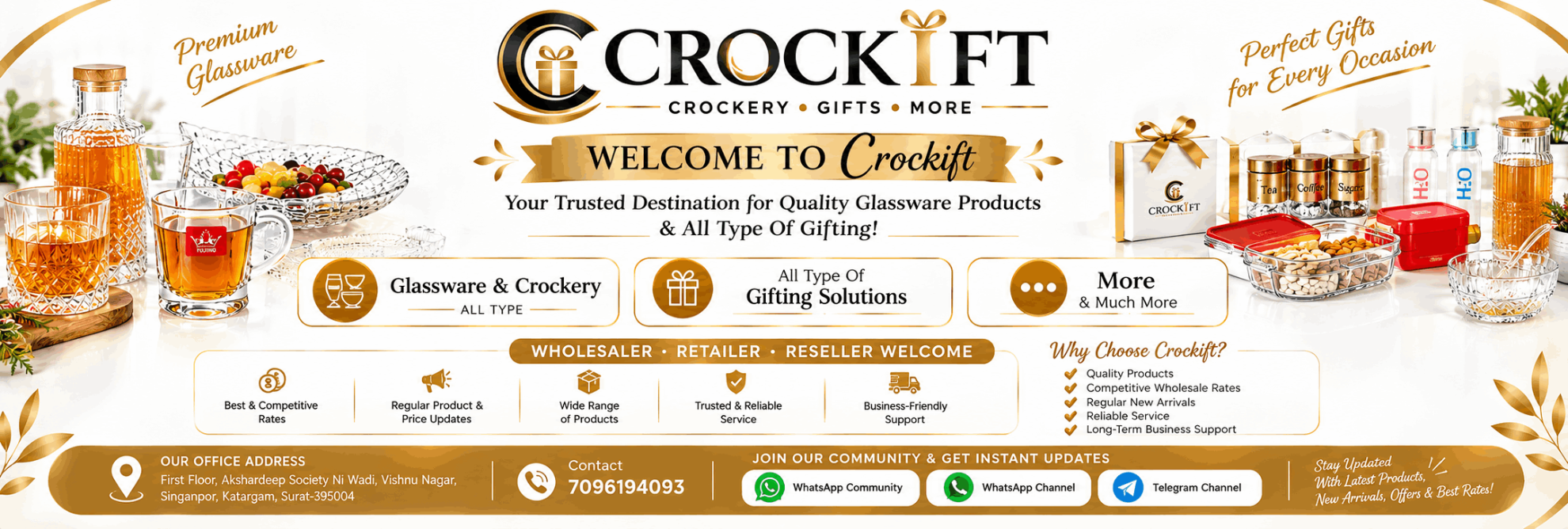 Crockift Luxury Glassware Gift Guide